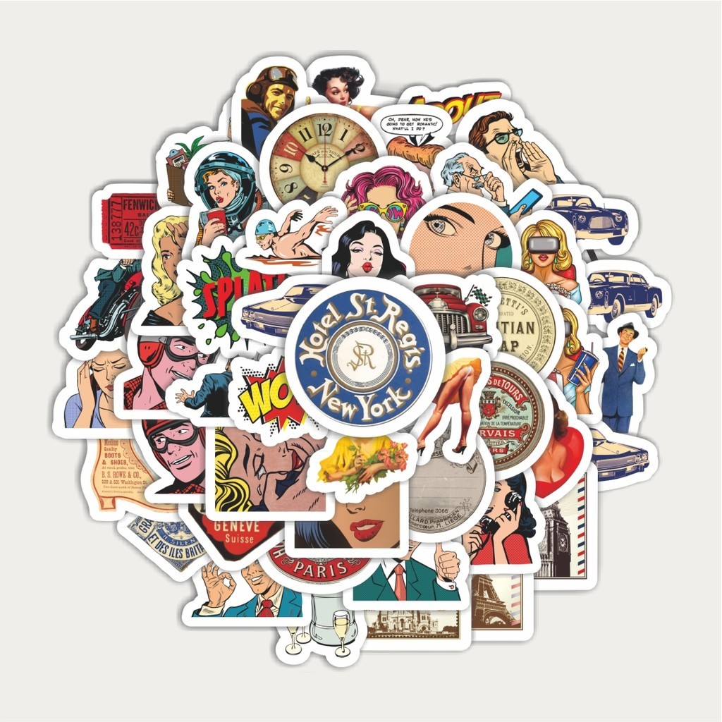 

Sticker Pack Sticker Graffiti Style Retro | Sticker TUMBLR | Stiker LAPTOP KOPER HELM