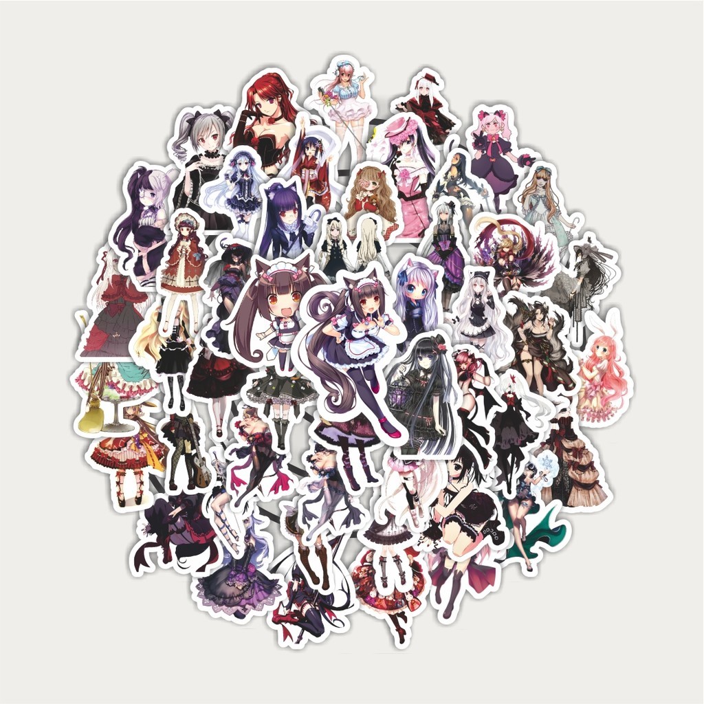

Sticker Pack Stiker Anime Lolita Girls | Sticker TUMBLR | Stiker LAPTOP KOPER HELM