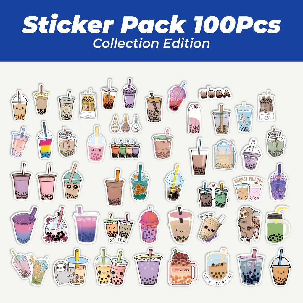 

Hot Stiker Minuman Boba Lucu Lucu Anti Air Stikers Berperekat Waterproof Sticker Decal Buat Motor Helm Buku Journal Koper Casing HP Laptop Botol Minum