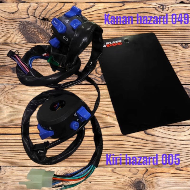 SAKLAR SET KIRI KANAN PIW PIW ON OFF STATER MODEL VIXION KTC MODEL VIETNAM BIRU UNIVERSAL CUSTOM VIX