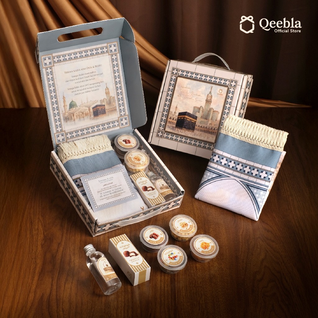 

Qeebla - Oleh-Oleh Haji & Umrah - Meezall Signature Pack (Paket Meezall A)
