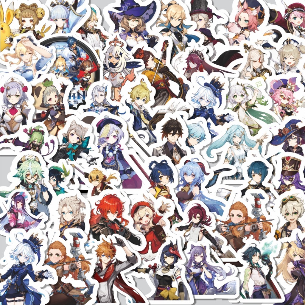 

Stiker Cutting Pack Stiker Anime Full Genshin Impact Versi 2 Isi 100Pcs Series Aesthetic Lucu Keren Untuk Koper Bahan Vynil