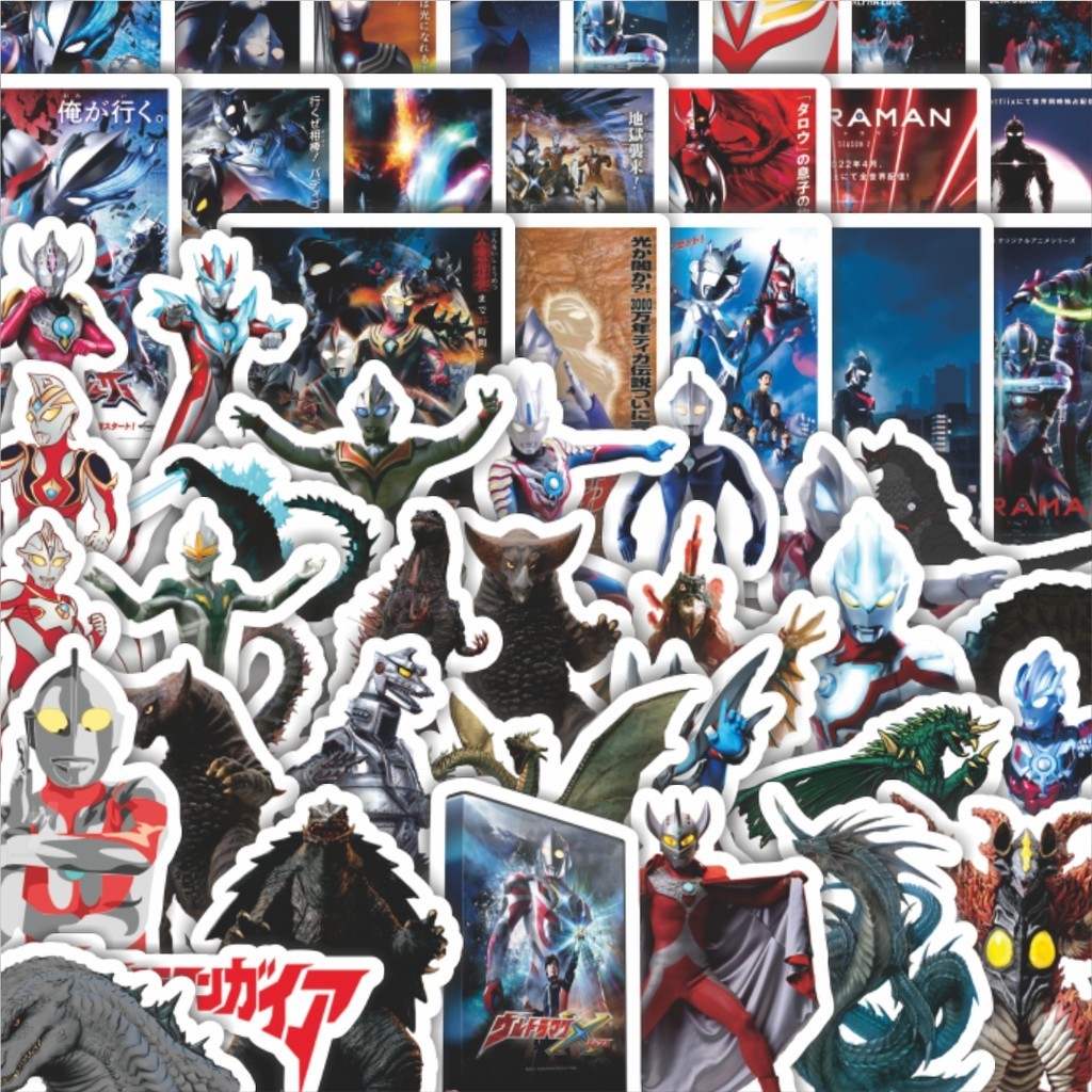 

Stiker Cutting Pack Stiker Kartun Ultraman Isi 100Pcs Series Aesthetic Lucu Keren Untuk Koper Bahan Vynil
