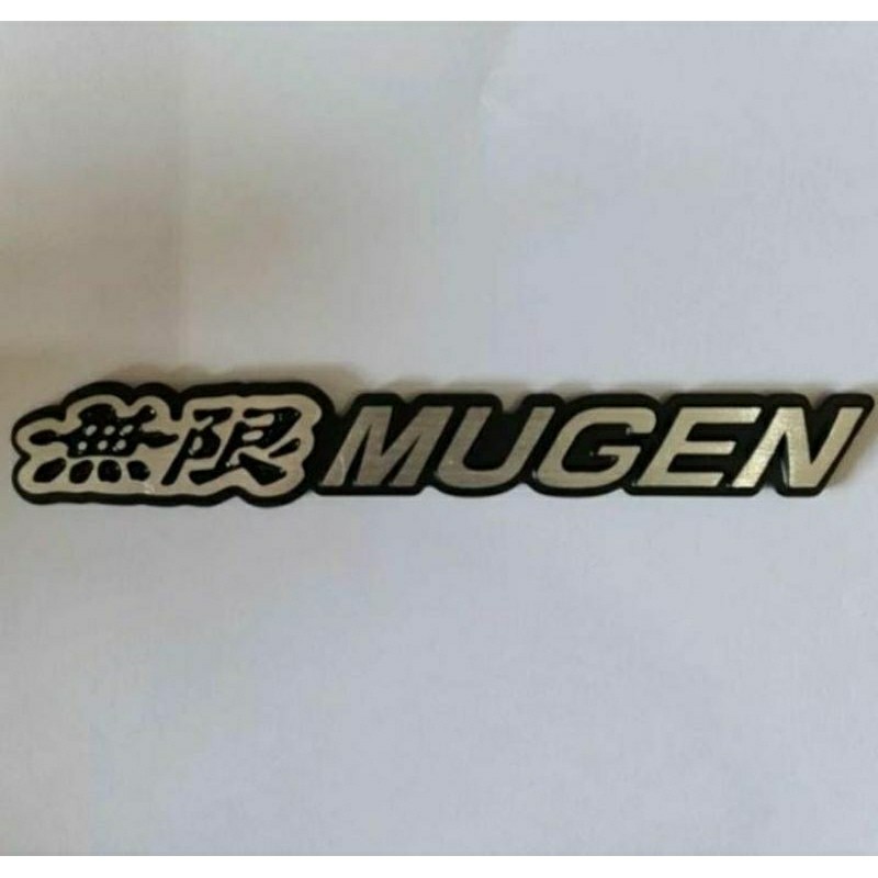 Logo Emblem Mugen Chrome Original