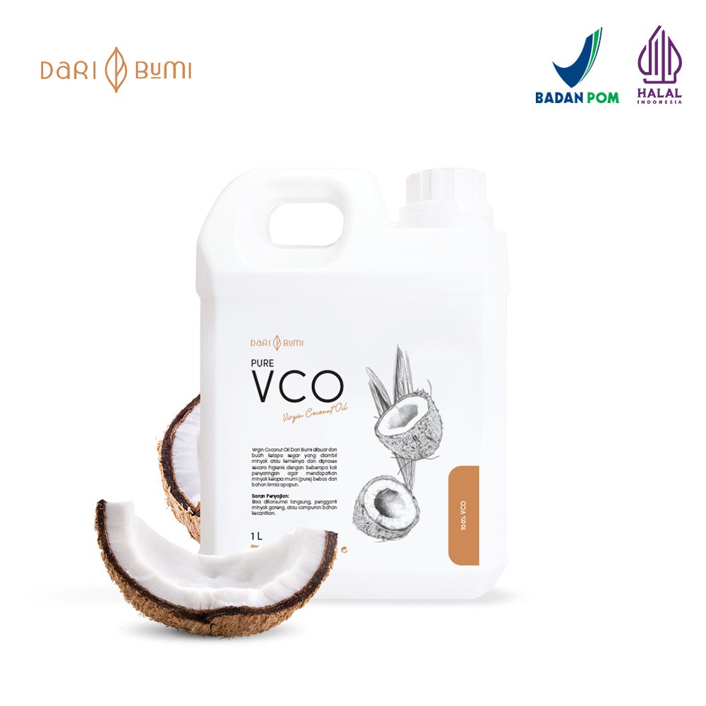 

Dari Bumi Virgin Coconut Oil 1 Liter Premium Pure VCO Minyak Kelapa Murni