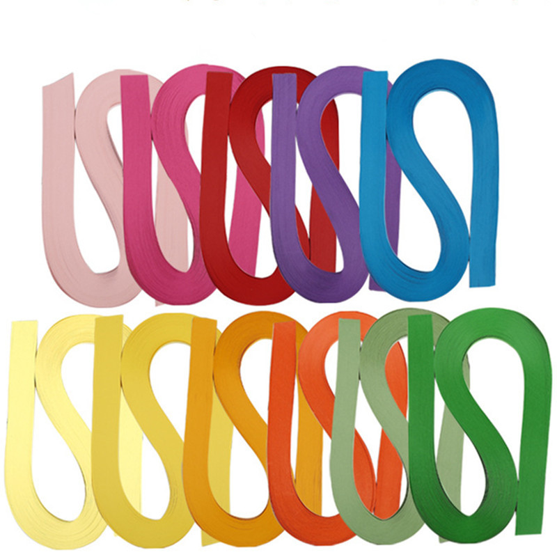 

Solid Quilling Paper 5mm 53cm 120 Strips DIY Paper for Handmade Quilling Tools Paper Craft Suppl;ies
