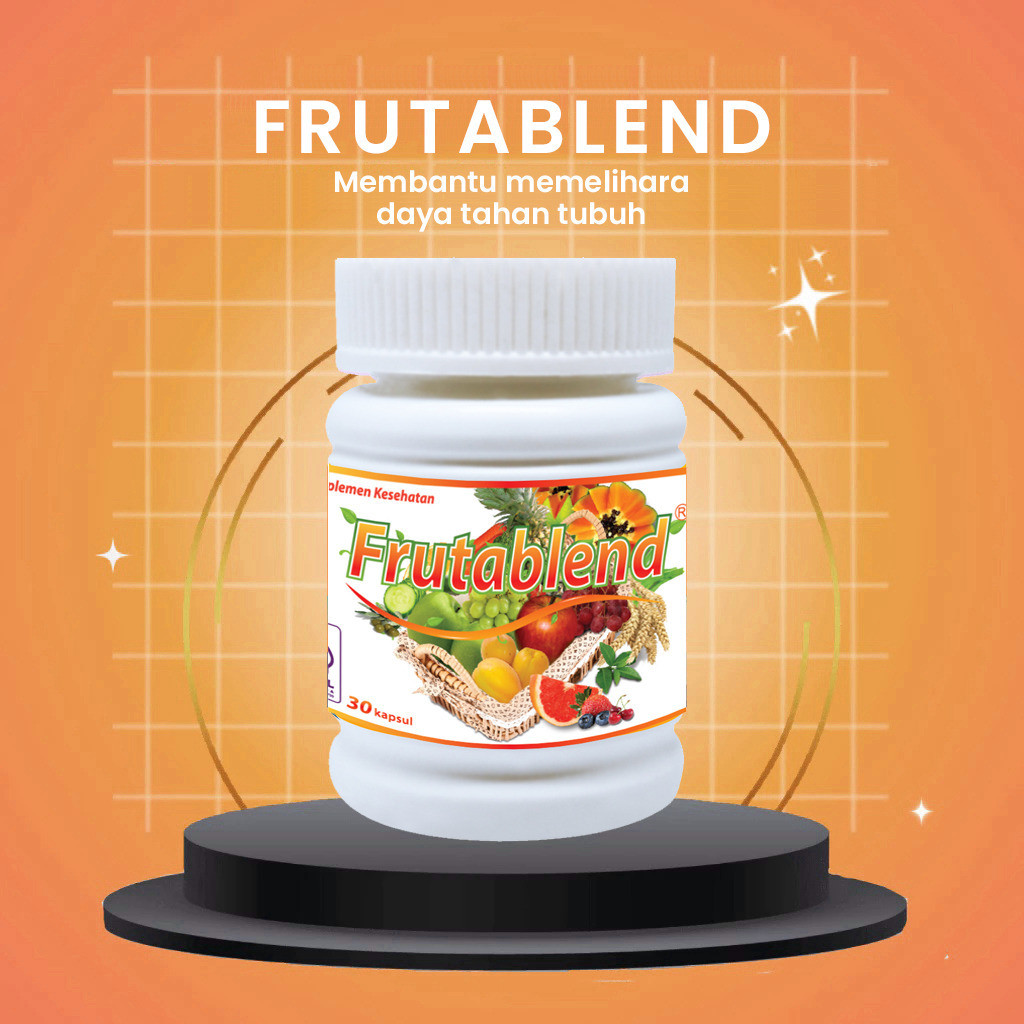 

FRUTABLEND/ EKSTRAK BUAH SAYUR/ 22 JENIS BUAH DAN SAYUR/ KAPSUL