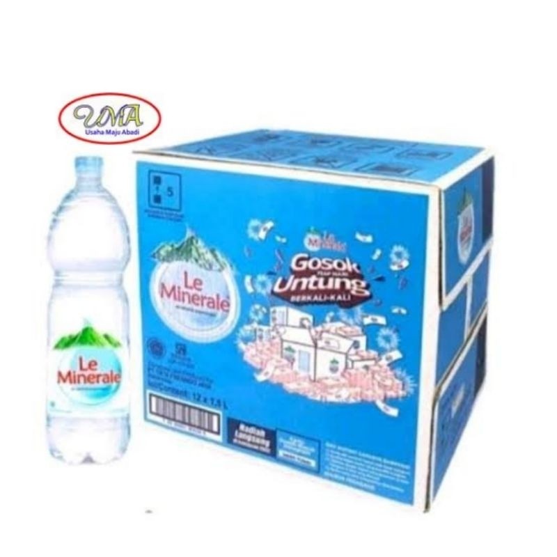 

Le Minerale 1500 ML isi 12 botol