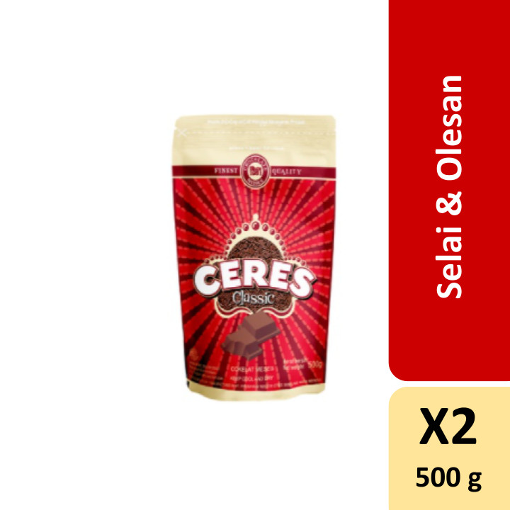 

Ceres Hagelslag Meises Ziplock Classic 500 gr x 2 Pcs