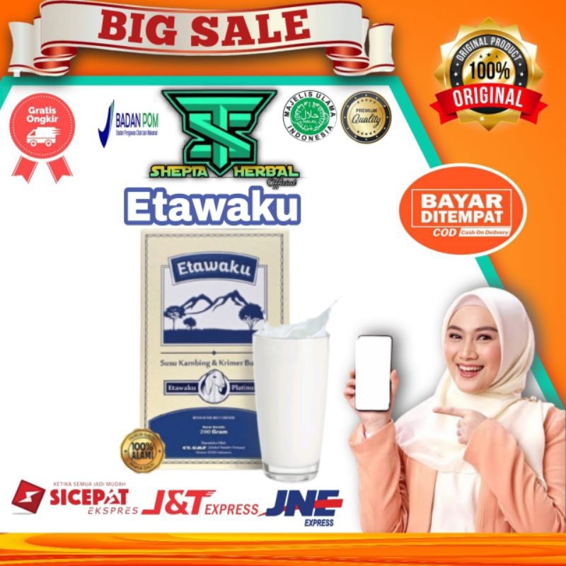 

ETAWAKU PLATINUM ASLI ORIGINAL - SUSU KAMBING UNTUK ATASI MASALAH PERNAFASAN