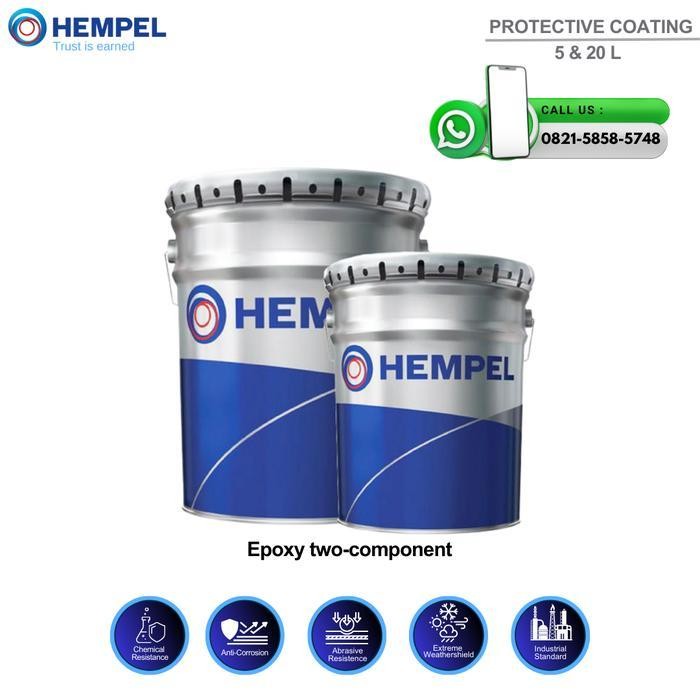 Cat Epoxy Hempel 2in1 Putih 5 Liter (1000)


