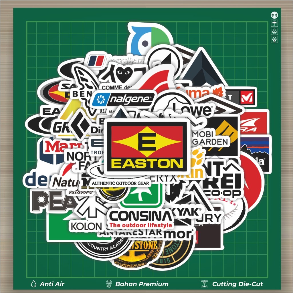 

HOT 50 PCS STIKER Stiker Merek Outdoor Dekorasi Lucu Kreatif untuk Notebook, Skateboard, HP