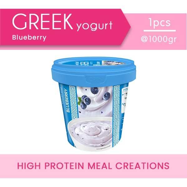 

New Heavenly Blush Greek Yogurt Blueberry 1 Liter [1 X 1L]Premium