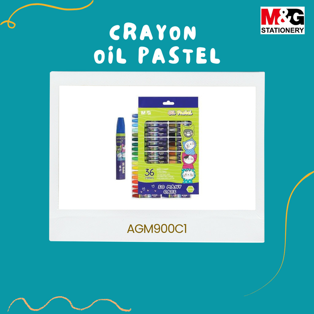 

SO MANNY CATS" Silk Smooth Oil Pastel AGM900C1