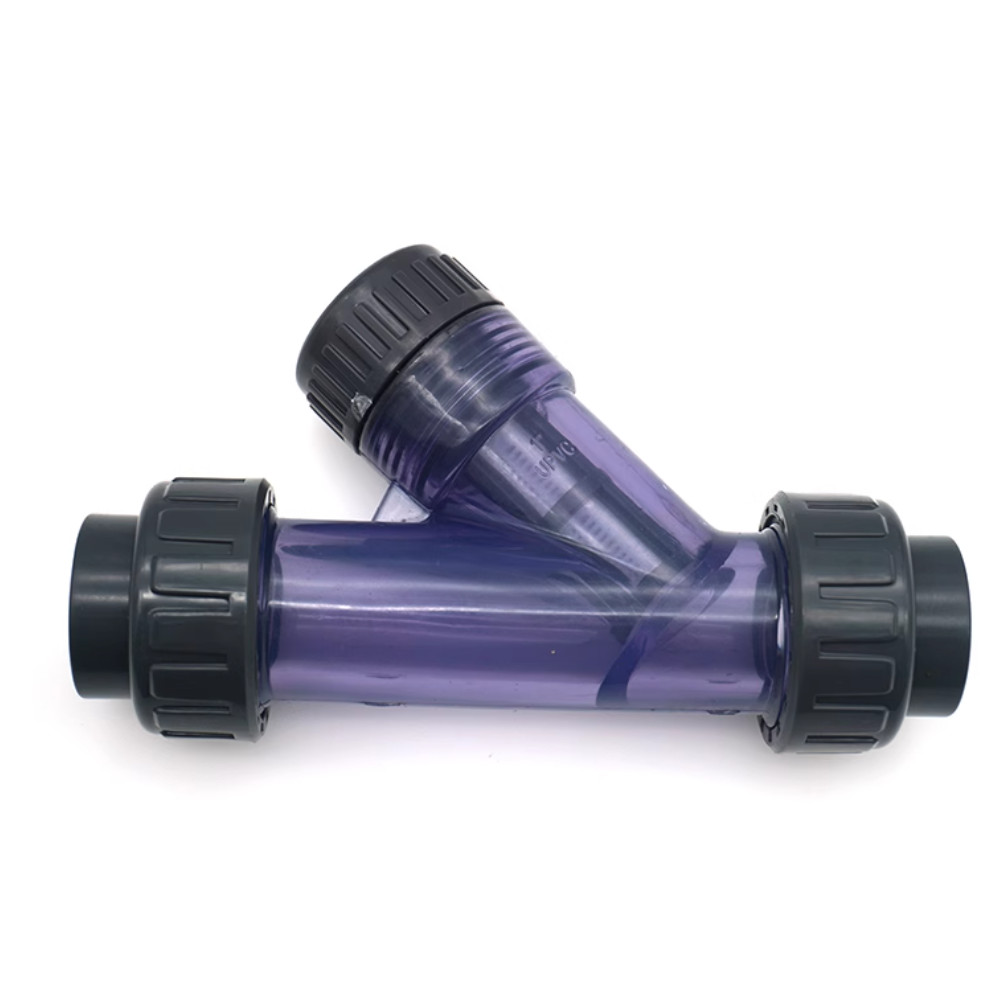 Y Strainer PVC 2'' inchi Transparant / PVC Y Strainer 2'' inchi clear