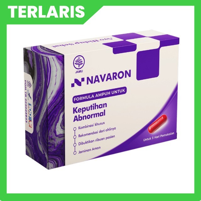 

NAVARON FORMULA Obat Herbal Keputihan | Atasi Keputihan Abnormal, Gatal, Bau Tak Sedap | Suplemen Kapsul Wanita BPOM Aman