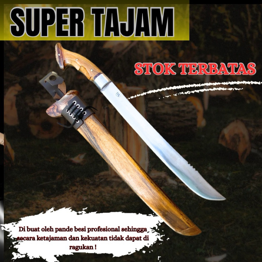 [ GOLOK KEBUN BILAH 40 CM ] Golok Baja Super Tajam > Perkakas Kebun Anti Meleot