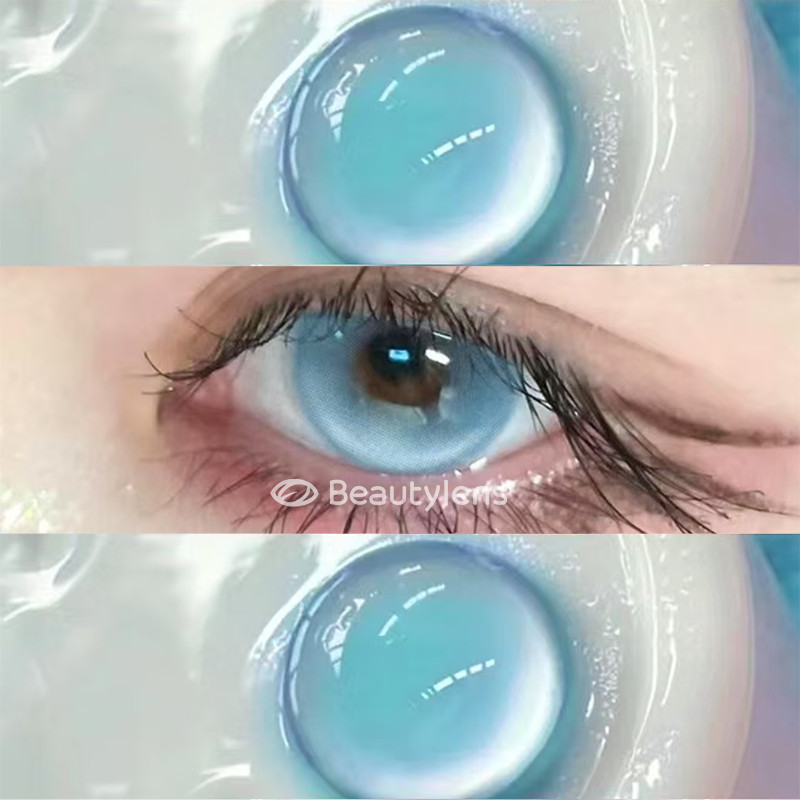 Night Kiss Venus 14.5 BEAUTYLENS Softlens Merah Biru Berwarna fresh new color lensa normal&minus