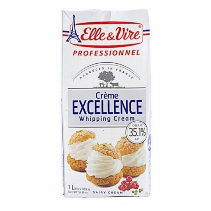 

[PROMO EXP TERBARU] SAME DAY ! Cream Cooking | Whipping Cream - Elle & Vire 1L - WHIPPING CREAM Bergaransi Terlaris