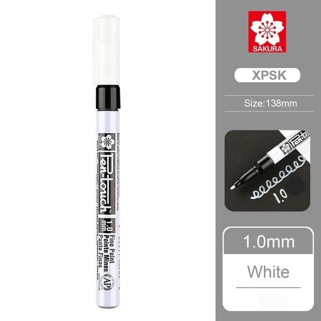 

Sakura Pen-Touch 1.0mm Permanent Paint Marker Fine Point - gold/emas