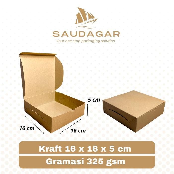 

[PROMO EXP TERBARU] Box kotak kardus pizza bahan kraft anti minyak isi 100 pcs - 16x16 isi 100 pcs Bergaransi Terlaris