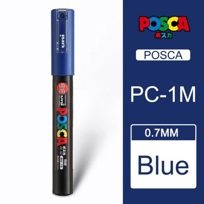 

POSCA PC-1M Marker Pen Extra Fine Point - Blue