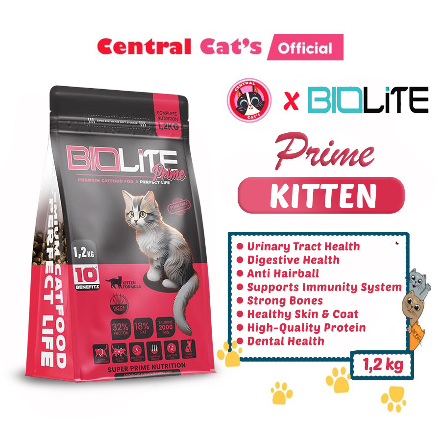 Biolite Prime Kitten Premium Cat Food Dry Food Makanan Kucing Kitten