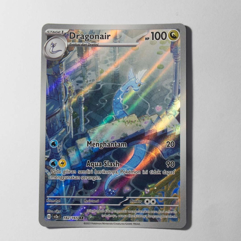 Dragonair AR 182/165 SV2a Pokemon 151 Kartu Pokemon TCG Original Indonesia