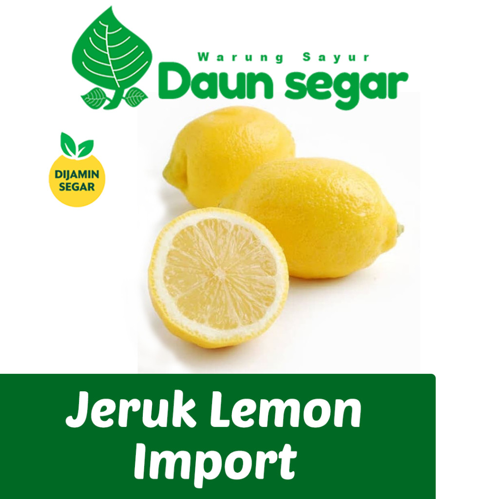 

Lemon Import / Jeruk Lemon import 250gram Premium Quality Dijamin