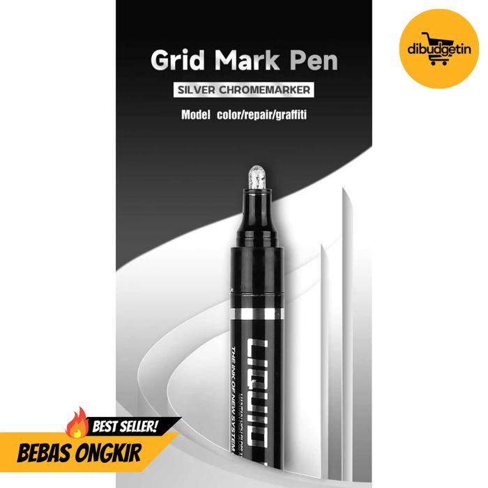 

Spidol Permanen Marker Metallic Chrome Waterproof 2mm - GuangNa 843C