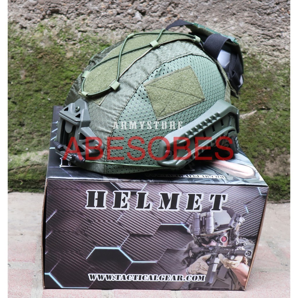 PROMO helm tactical mich 2001 full cover hijau army