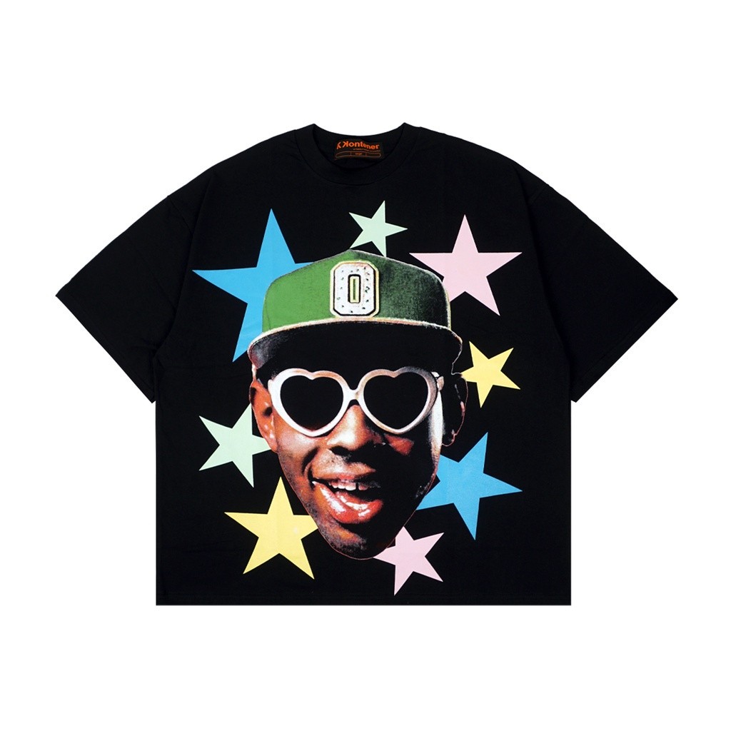 Pabrik kaos kustom KKONTENER TYLER OVERSIZE TSHIRT BLACK