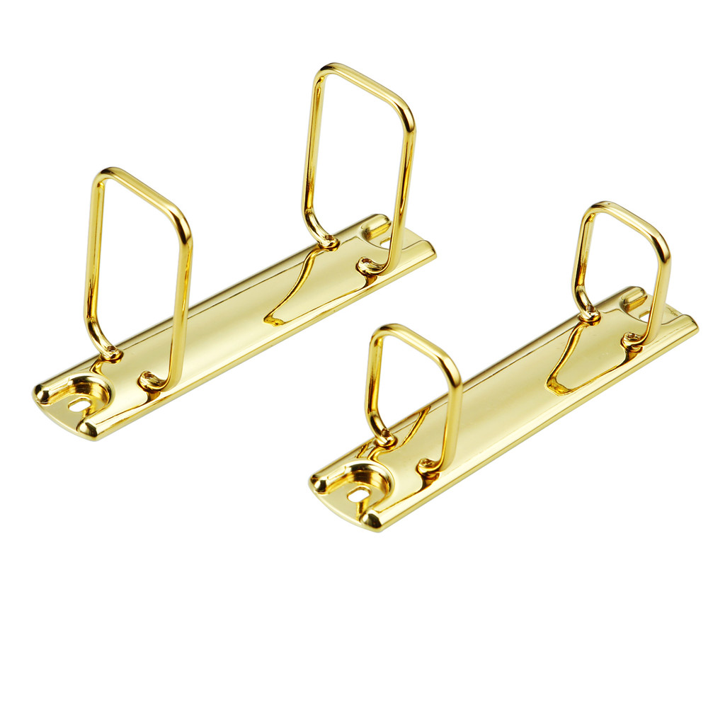 

A4/A7 Ring Binder Clips Metal Loose-Leaf Binding Clips 2-Hole Spiral File Folder DIY Album Diary Clips Ring Notebook Stationery