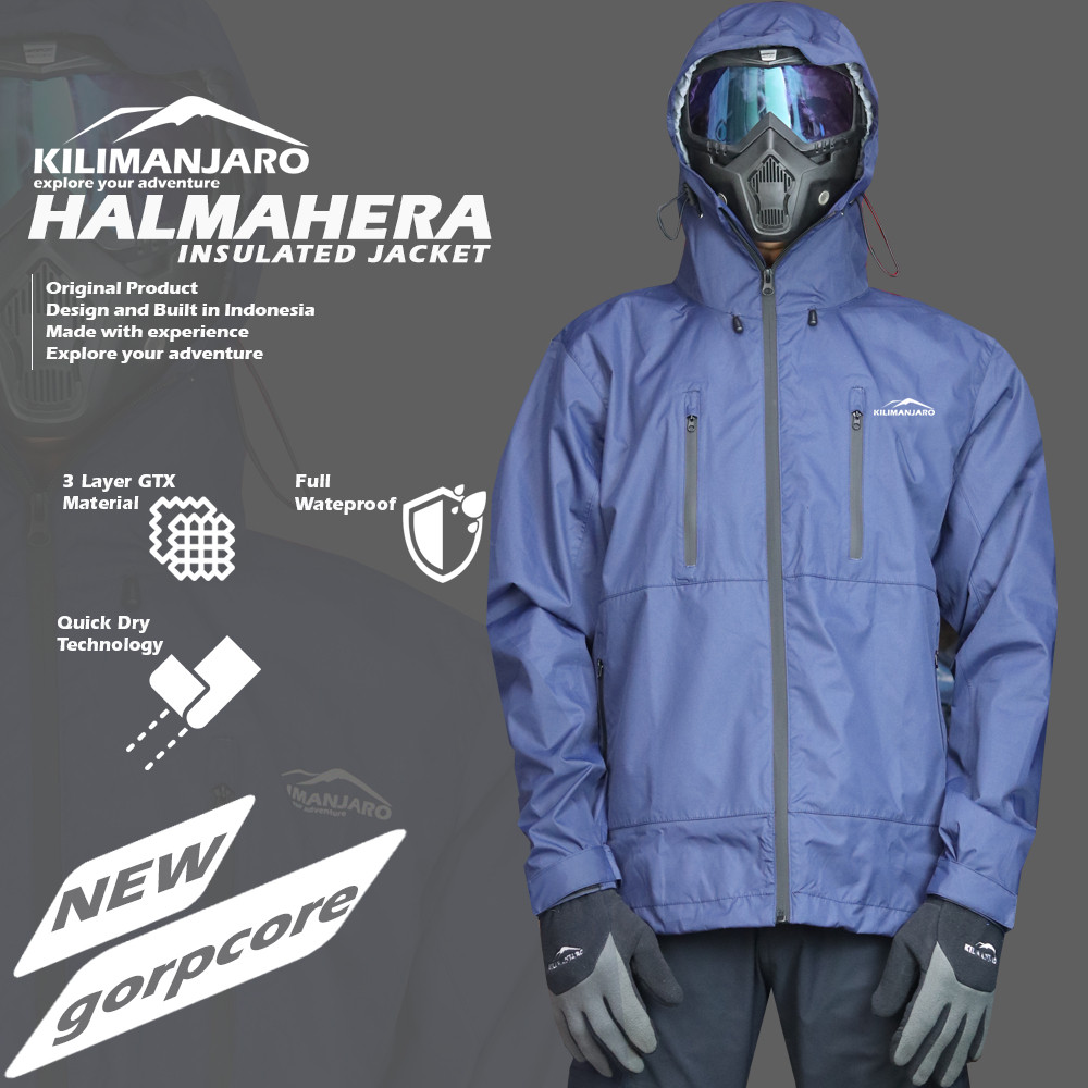 Jaket Gorpcore Kilimanjaro Halmahera 3 Layer Waterproof - Jaket Goretex