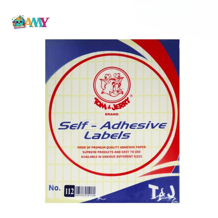 

TOM & JERRY STICKER LABEL 112 AMY STASIONARY