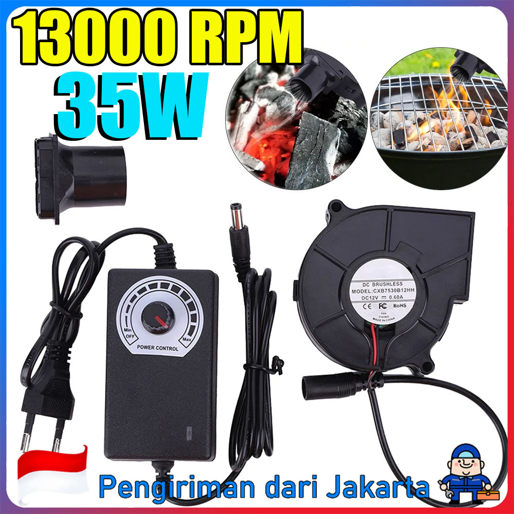 13000 RPM Blower Fan adalah perangkat blower untuk kompor oli bekas  Blower Mini BBQ Kipas 1 Set Blo