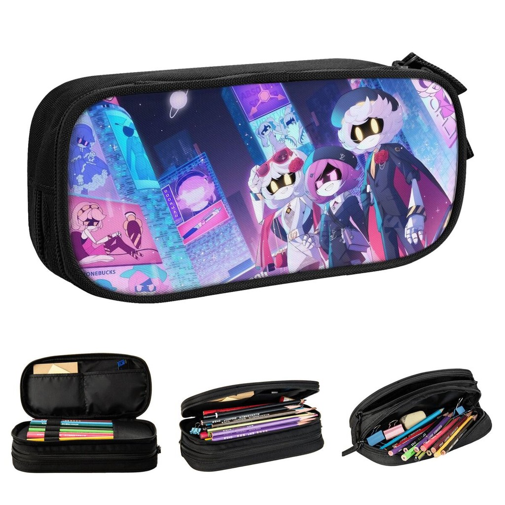 

Cute Murder Drones Anime Pencil Case Pencilcases Pen Holder for Student Big Capacity Bags School Supplies Gifts Stationery
