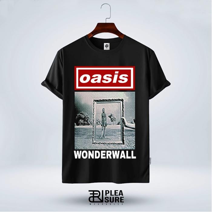 [COD] Tshirt Oasis - Wonderwall | Kaos Band Oasis Wonderwall - S