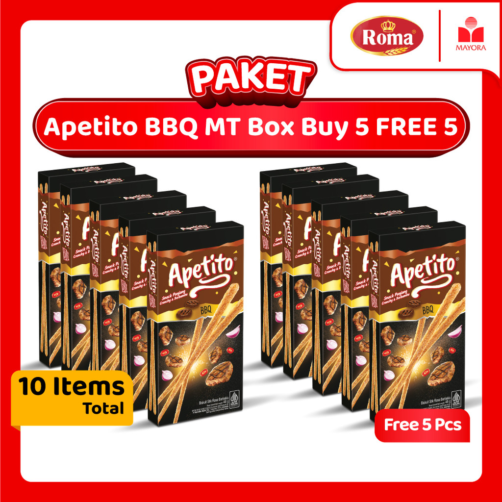 

Paket Apetito BBQ MT Box - 5 Box Gratis 5 Box