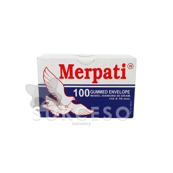 

Kiky Merpati Amplop Mini 110x70mm Isi 100