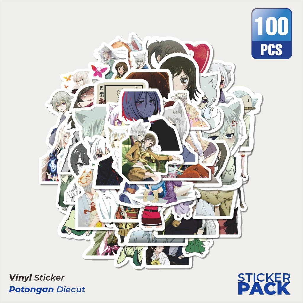 

Super Hemat! 100 PCS Stiker Anime Kamisama Love Kamisama Kiss Waterproof Aesthetic- Untuk Laptop, Motor, dan Helm - Paper Stationery Pack