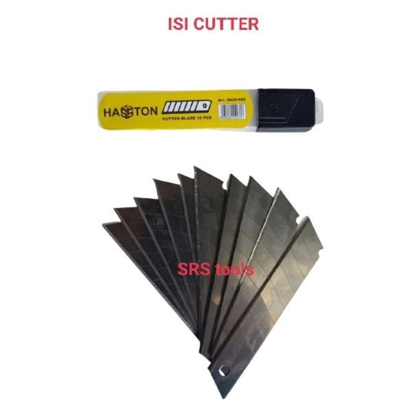 

Refil/ isi Pisau Cutter 18mm (1pack=10pcs) HASSTON (0820-002)