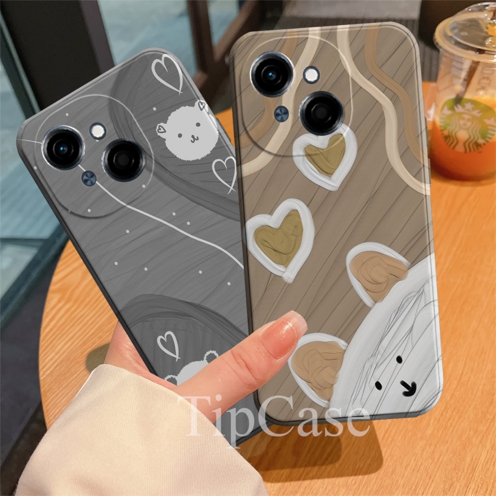 Casing Spark GO 1 Case Pelindung Camera Motif Bear Love