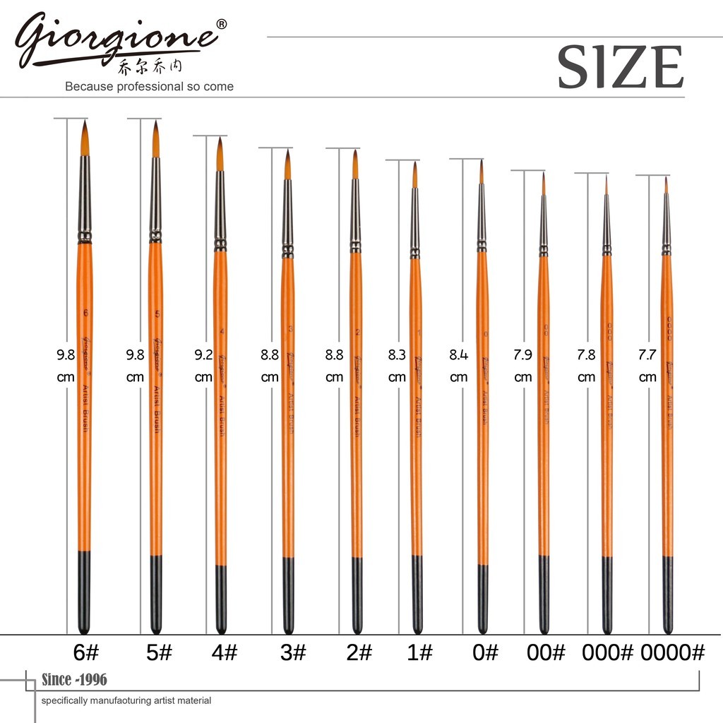

giorgione brush round G-1010