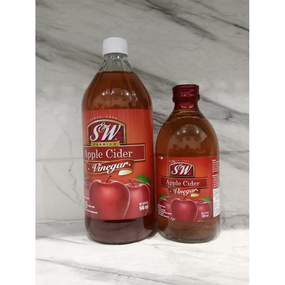 

cuka apel merek sw 946 ml - 473 ML