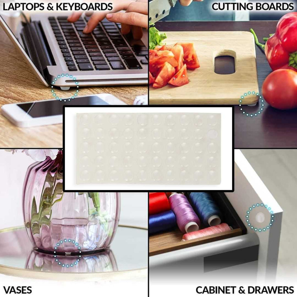 

Stiker Peredam Pintu Multifungsi Adhesive Rubber Feet 50 PCS - DSR