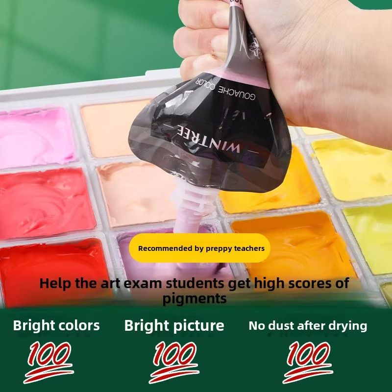 

Gouache Pigment Beginner 80ml Jelly Children's Art Class Art Student Special Gouache Refill Art Creation 100ml/300ml