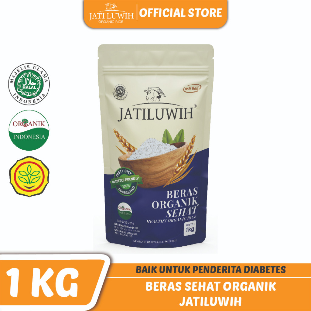 

Jatiluwih Beras Sehat Organik 1kg - Beras Sehat Organik Jatiluwih 1kg