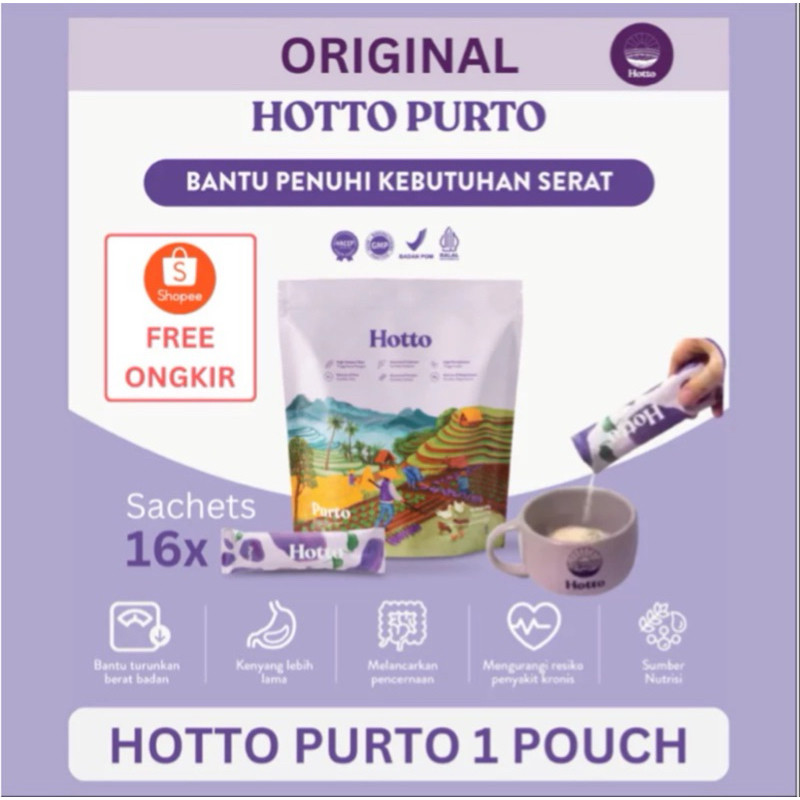 

HOTTO PURTO 1 POUCH (16 SACHETS) ORI SEGEL