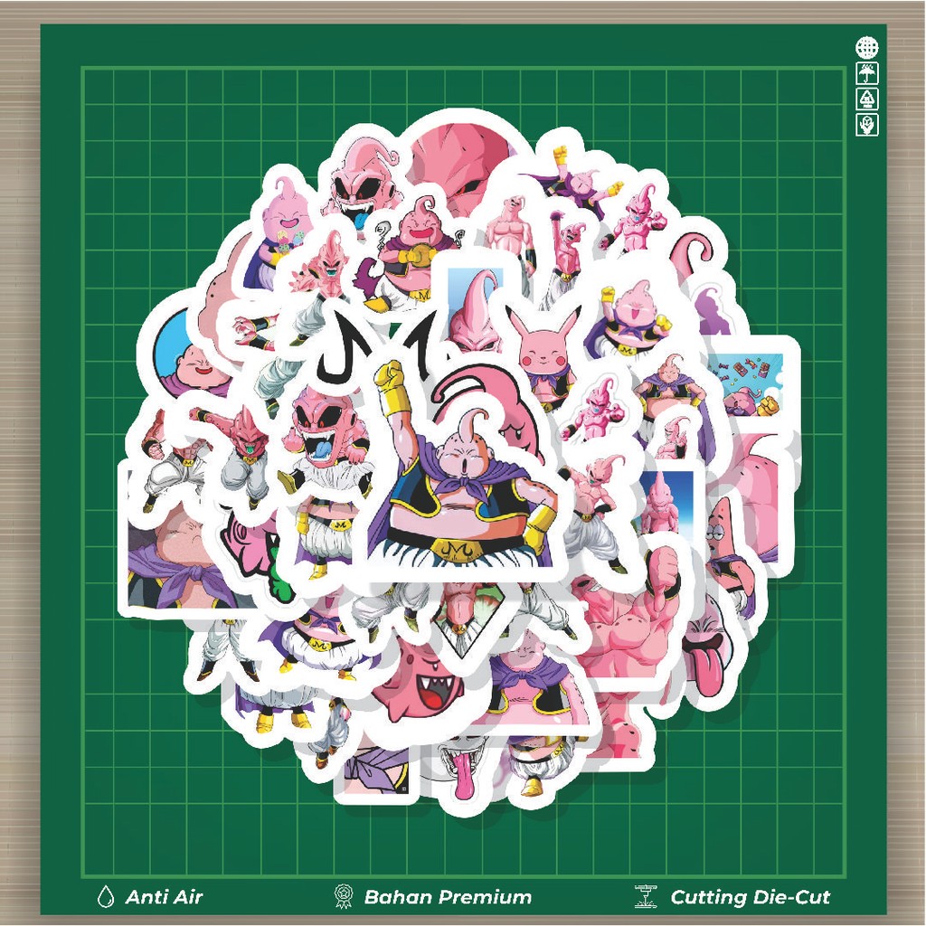 

HOT 50 PCS STIKER Stiker Anime Majin Boo Dragon Ball Stiker Fashion Cars Decal Dingin Kartu Album Custom Vinyl Anti Air- Sticker Aesthetic Buku Journal Koper Casing HP Tablet Laptop Helm Motor Botol Minum